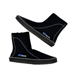 H2Odyssey Black Neoprene Unisex M13 W14 Supra 5mm Zippered Scuba Diving Boots